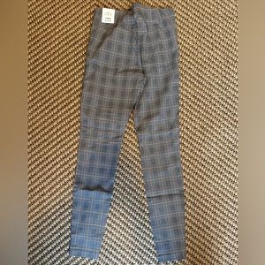 New Zara plaid leggings M size